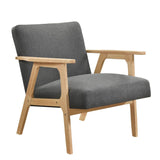 Omara - Accent Chair Light Brown Base