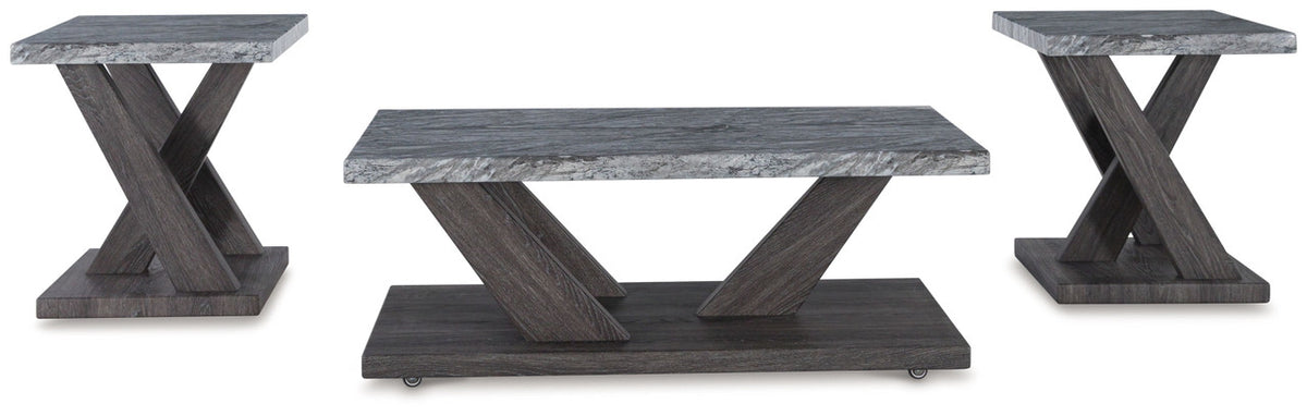 Bensonale - Occasional Table Set (Set of 3) - Brown / Gray