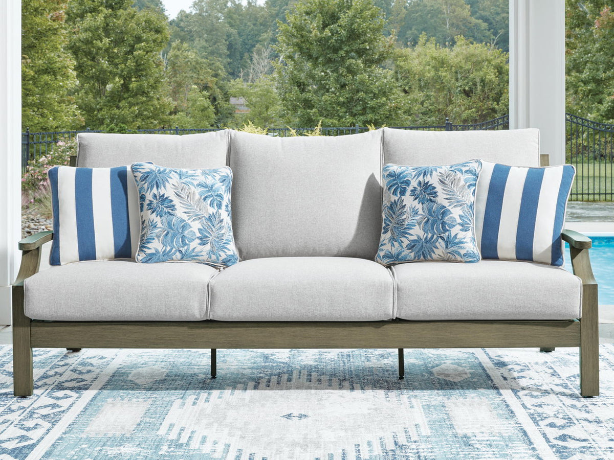 Rainier Ranch - Sofa With Cushion - Brown / Beige