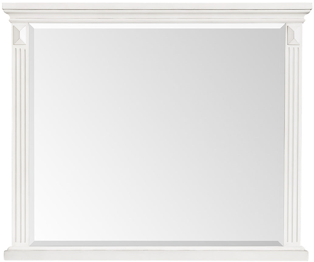 CONROE Off-White 65" Wide Dresser and Mirror