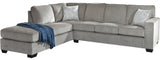 STELLAR Nickel 112" Wide Sectional