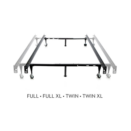 Twin / Full Adjustable Bed Frame - Glides