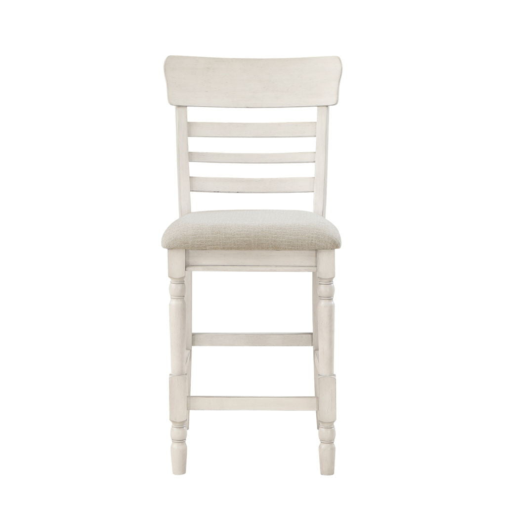 Alburgh - Counter Height Chair (Set of 2) - Light Gray