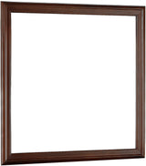 NIMES Dark Brown 58.3" Wide Dresser & Mirror