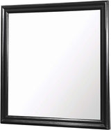 NIMES Black 57" x 71" Height Dresser & Mirror