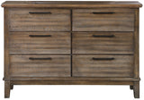 NELA Vintage 65" Wide Dresser & Mirror