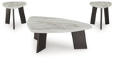 Lilyberg - Occasional Table Set (Set of 3) - Gray / Black