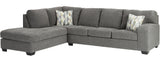 IVAN Gray 120" Wide Sectional