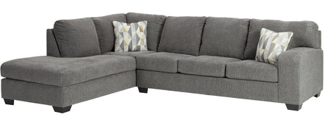 IVAN Gray 120" Wide Sectional