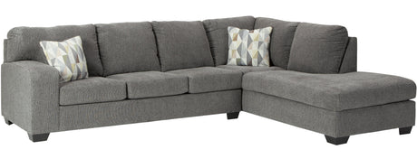 IVAN Gray 120" Wide Sectional