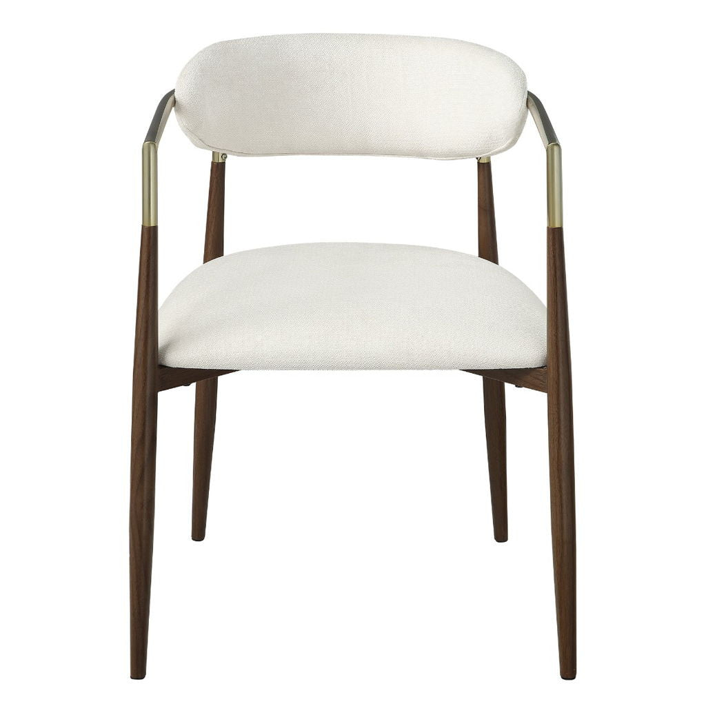 Clayten - Arm Chair (Set of 2) - Brown Oak