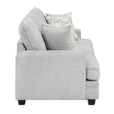 Sarah - Sofa - Pearl Silver