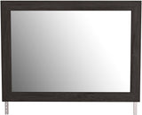 GATELL Charcoal 60" Wide Dresser & Mirror