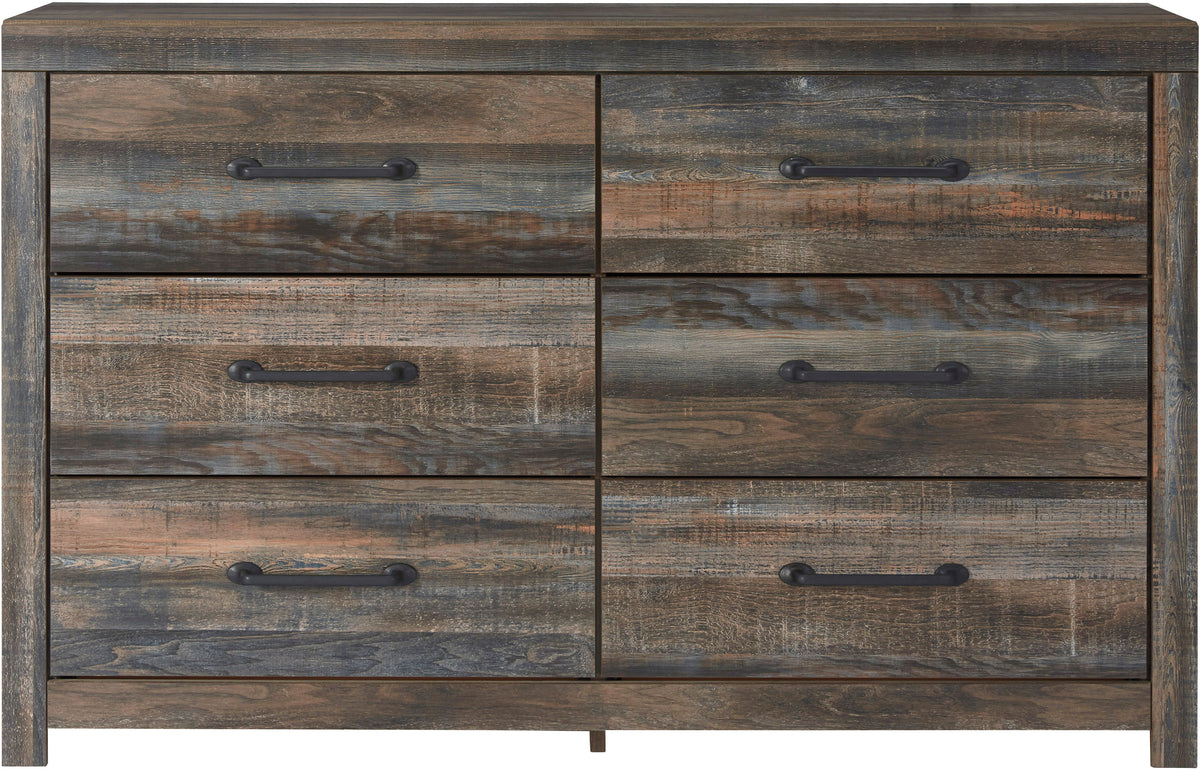 EMEK Brown 59" x 67" Height Dresser & Mirror