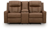 Mackmenville - Double Reclining Loveseat With Console