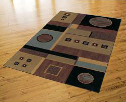 TRANSLATION Black 5' x 8' Rug