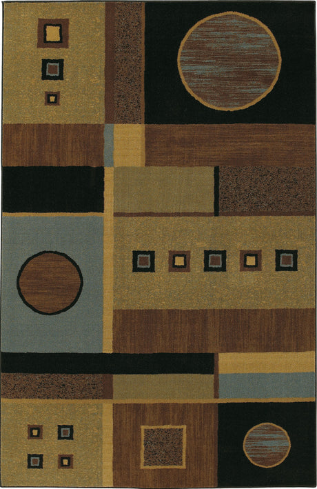 TRANSLATION Black 5' x 8' Rug
