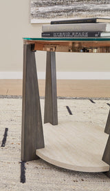 Frazwa - Round End Table - Multi
