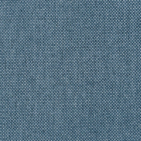 Bonnie Navy Linen-Like Fabric Sectional With Ottoman