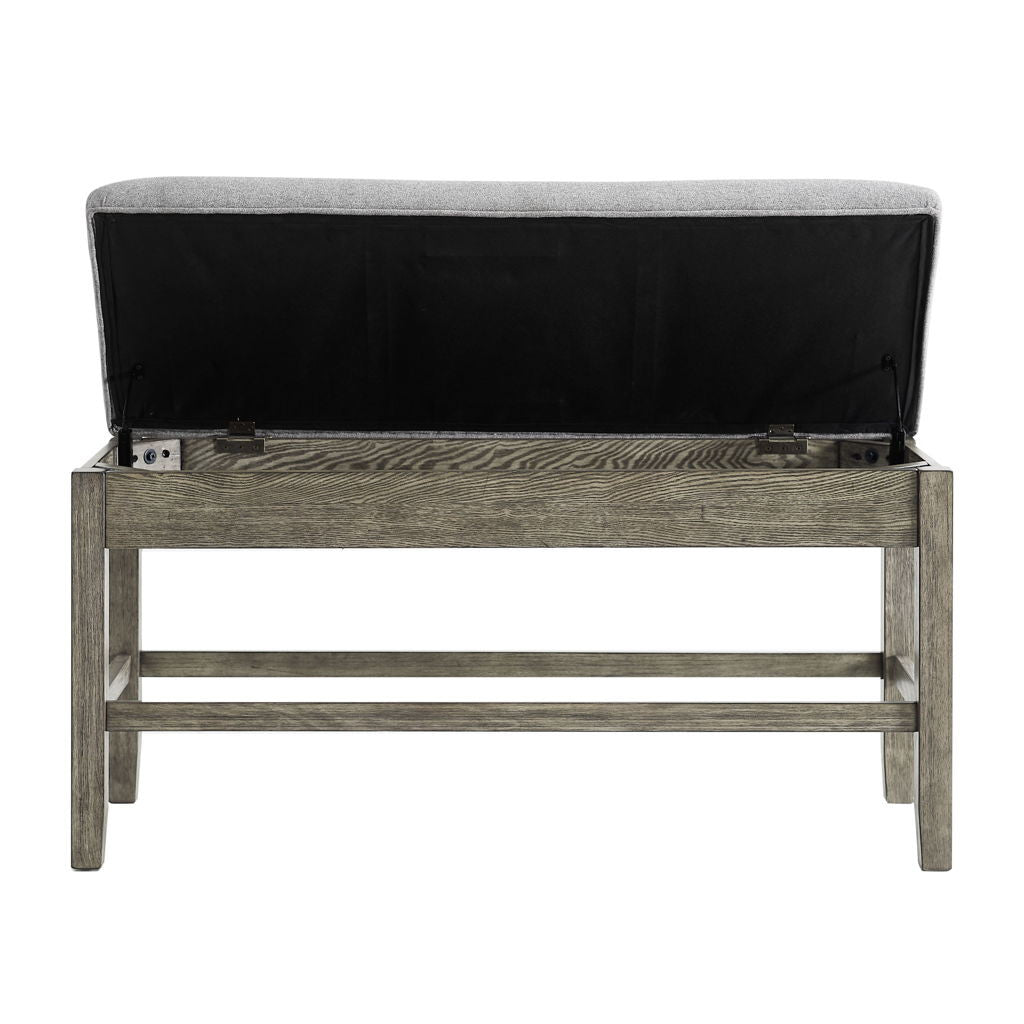 Grayson - Counter Bench - Gray / Light Brown