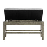 Grayson - Counter Bench - Gray / Light Brown