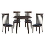 Rutland - 5 Piece Dining Room Set (Table & 4 Side Chairs) - Espresso