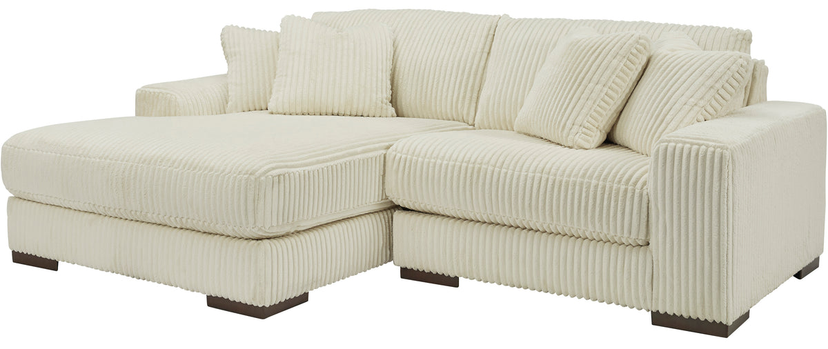 PREZZA Ivory 102" Wide Modular Sectional