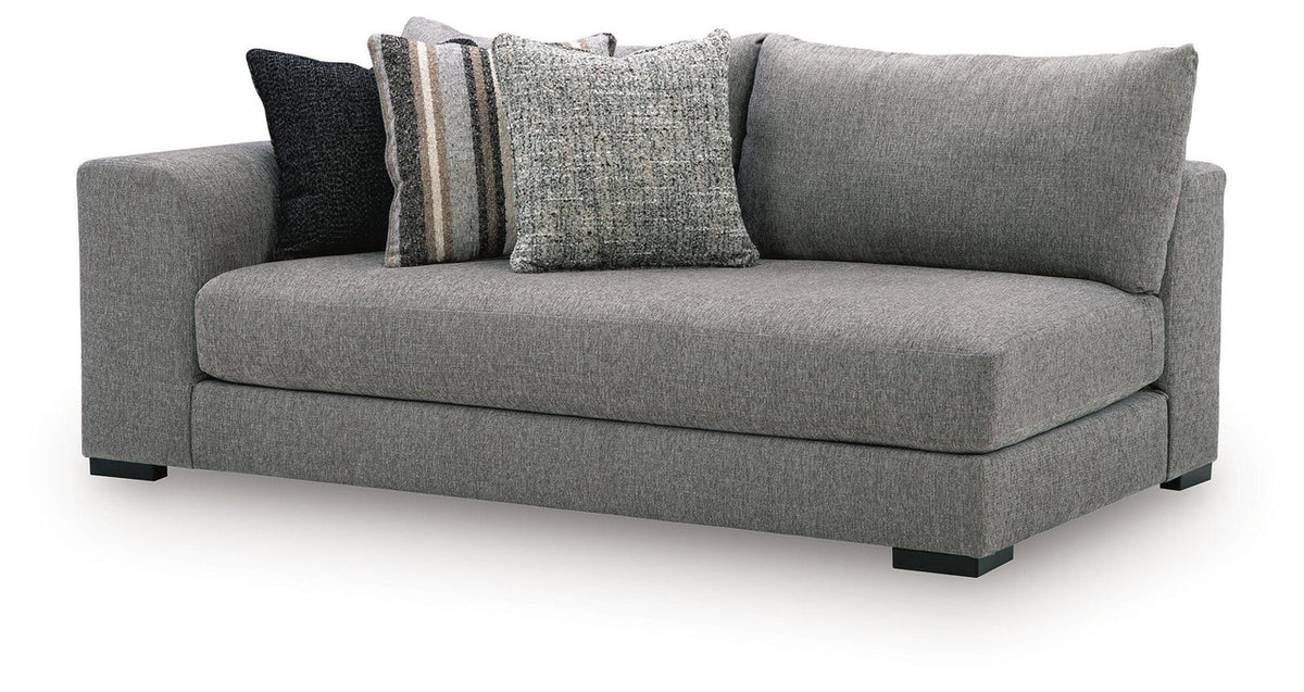 Creston Heights - LAF Corner Chaise - Smolder