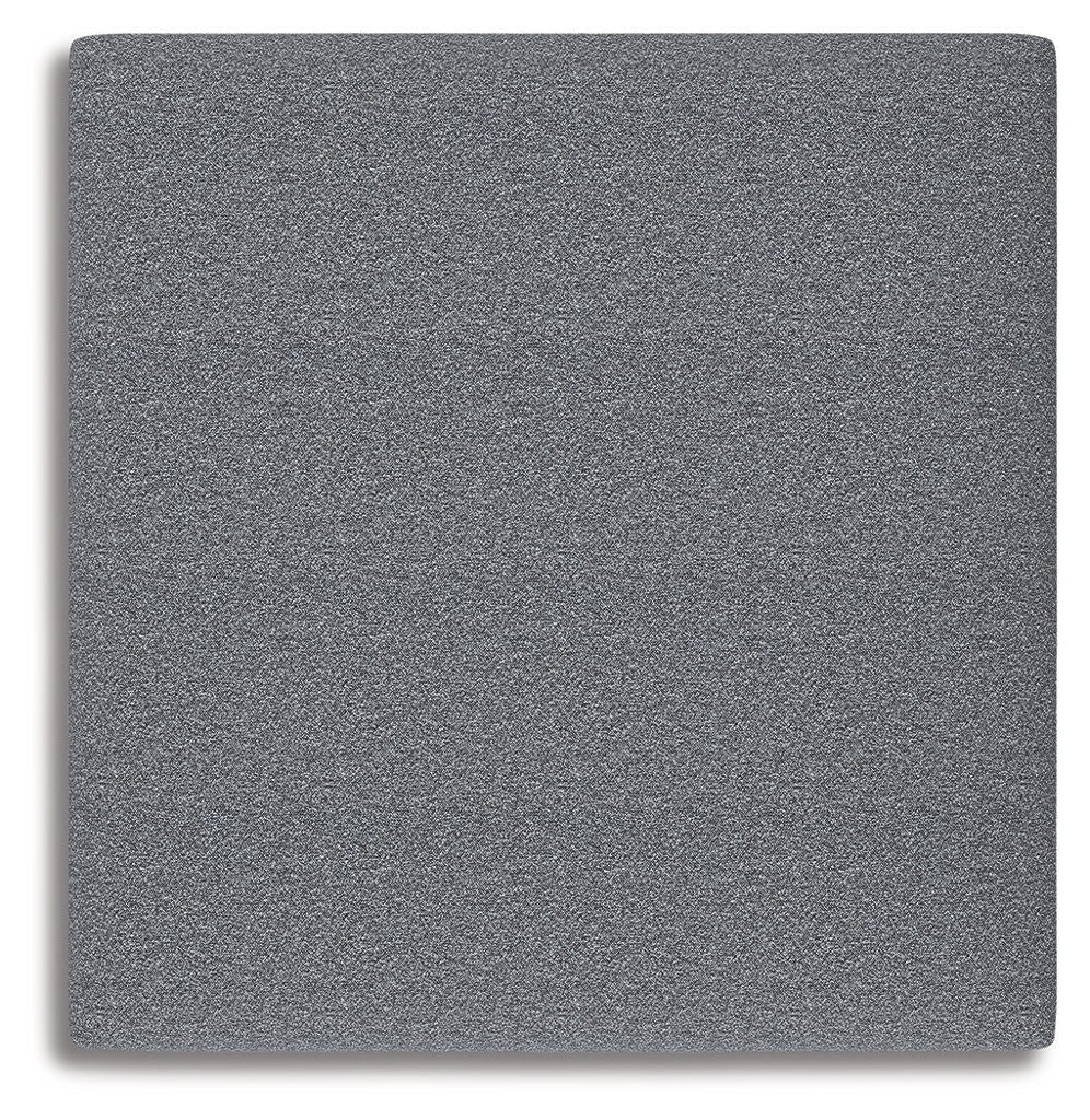 Bealton - Oversized Accent Ottoman - Salt And Pepper