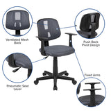 OF-1 Gray Desk Chair