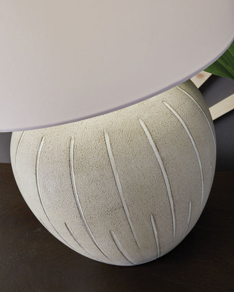 Calbert - Poly Table Lamp - Warm Gray