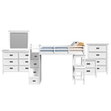 Hampton Kids - Loft With Staircase And Desk With Speaker Bedroom Set
