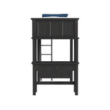 Hampton Kids - Loft Bed With Ladder And Desk With Speaker