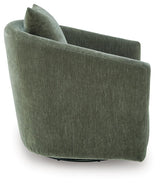 Leastow - Swivel Accent Chair - Loden