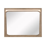 Riley - Mirror - Light Brown