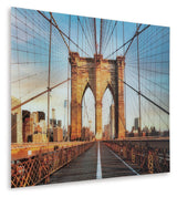 Shayward - Wall Art - Blue / Amber