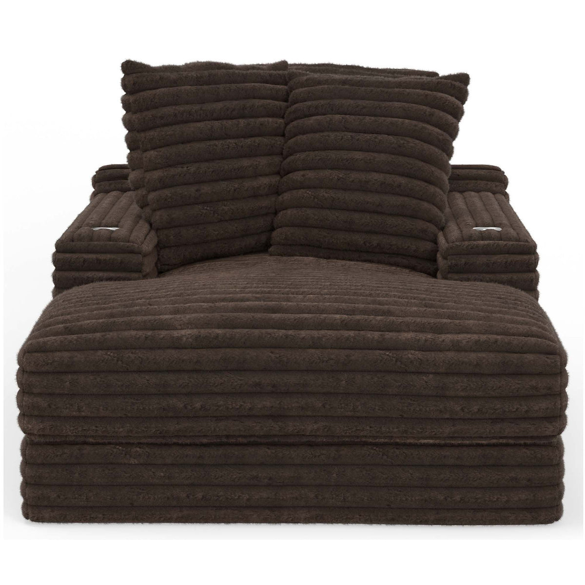 Koala Brown Oversized Chaise