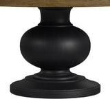 Heritage & Home - Round Dining Table - Oak Brown And Black