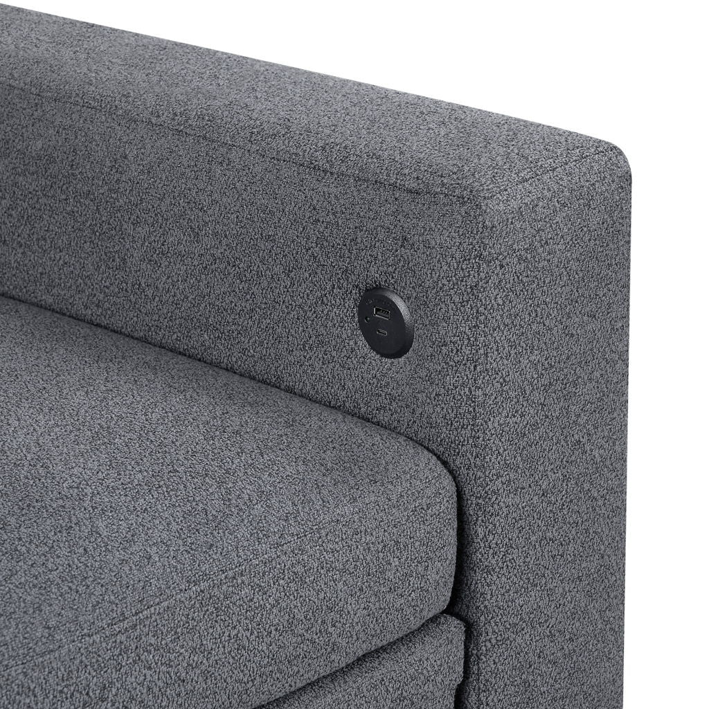 Robinson - Loveseat With Pull-Out Bed, Shelves And Charging Ports