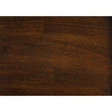 Mantello - Counter Height Bench With Back - Dark Brown