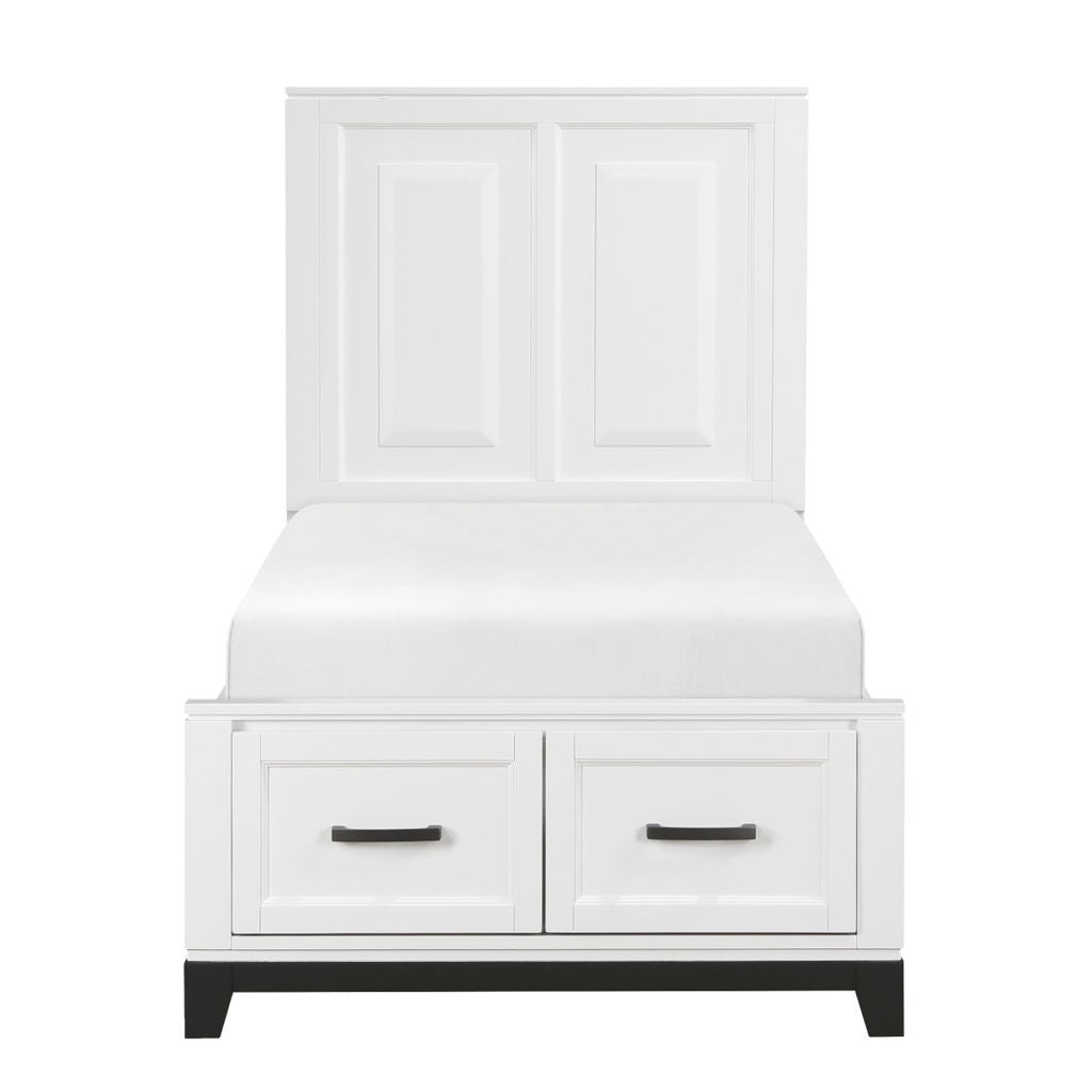 Garretson - Platform Bed With Footboard Storage