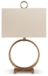Mahala - Metal Table Lamp  - Antique Gold Finish