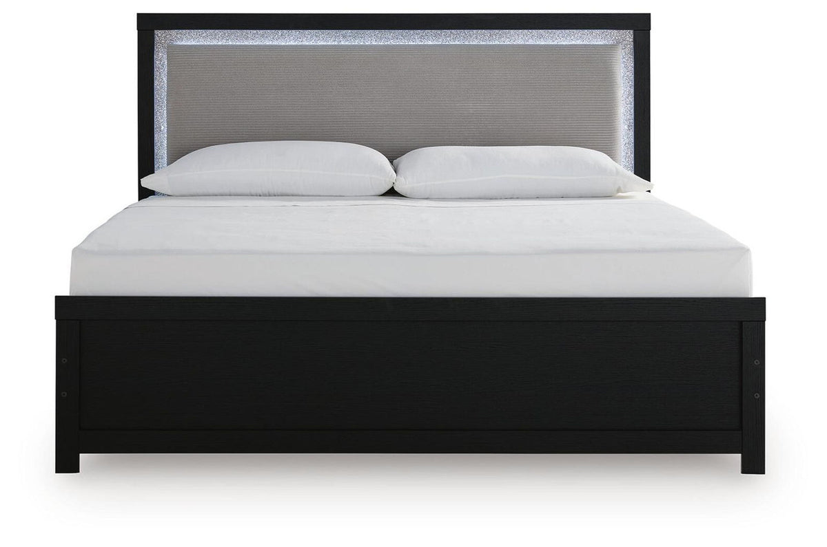 Maeling - Upholstered Panel Bed