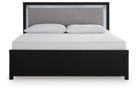Maeling - Upholstered Panel Bed