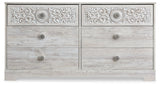 Paxberry - Six Drawer Dresser - Weatherworn - Whitewash