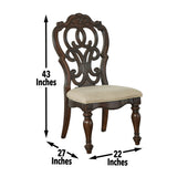 Royale - Side Chair - Dark Brown
