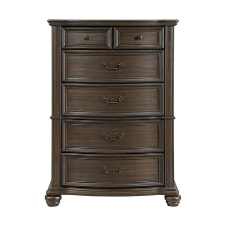 Brunswick - 5-Drawer Chest - Mahogany
