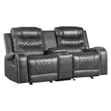 Putnam - Power Double Reclining Loveseat With Center Console, Receptacles And USB Ports
