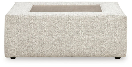 Ashbourne Estate - Oversized Accent Ottoman - Snowstone