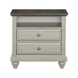 Mossbrook - Nightstand - Gray / Brown
